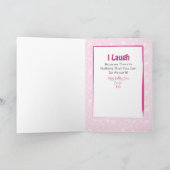 Funny Sassy Daughter Cartoon von Mutter Geburtstag Karte (Innenseite)