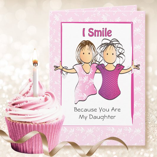 Funny Sassy Daughter Cartoon von Mutter Geburtstag Karte
