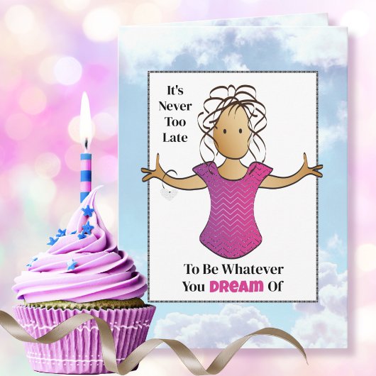 Funny Sassy Ethnic Cartoon Birthday Karte