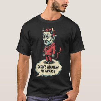 Funny Satan Jokes Religious Jesus Christliche Glau T-Shirt