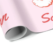 Funny Satan Santa Claus Rechtschreibfehler Typo Geschenkpapier (Rolleneckpunkt)