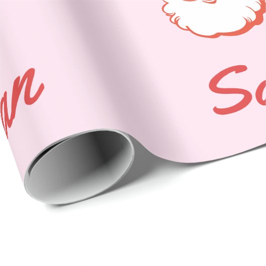 Funny Satan Santa Claus Rechtschreibfehler Typo Geschenkpapier (Rolleneckpunkt)