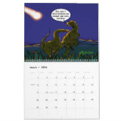 Funny Satire Dinosaur Cartoon Parody Humans Kalender (Mär 2026)