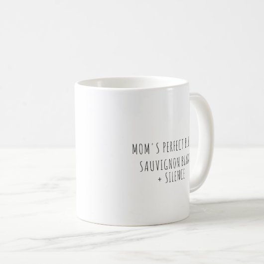 Funny Sauvignon Blanc Kaffee Spaß Kaffeetasse (VorderseiteRechts)