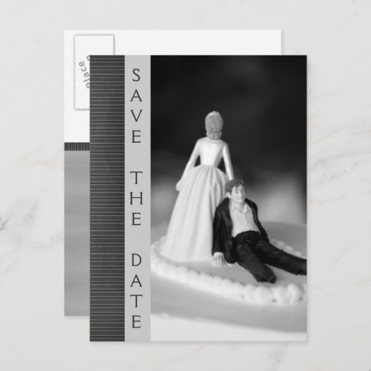 Funny Save the Date Ankündigungen (Vorne/Hinten)