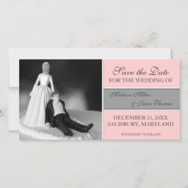 Funny Save the Date Anuncements {Pink}