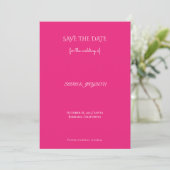 Funny Save the Date Cards - Free, Gold & Tropical (Stehend Vorderseite)