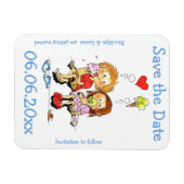 Funny Save the Date Flexible Magnet (Horizontal)