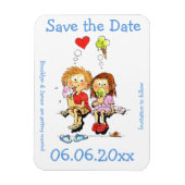 Funny Save the Date Flexible Magnet (Vertikal)