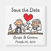 Funny Save the Date Magnete Magnet (Vorne)