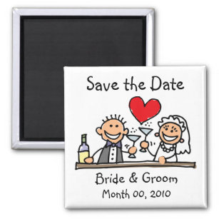 Funny Save the Date Magnete Magnet