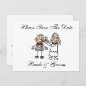 Funny Save the Date Postkarten (Vorne/Hinten)
