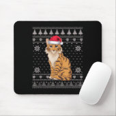 Funny Savh Cat Ugly Christmas Sweater WeihnachtsWe Mousepad (Mit Mouse)