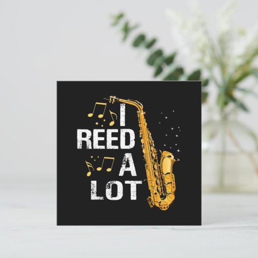 Funny Saxophon (Stehend Vorderseite)