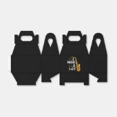 Funny Saxophon Geschenkschachtel (Ungefaltet)