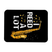 Funny Saxophon Magnet (Horizontal)