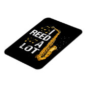 Funny Saxophon Magnet (Linke Seite)