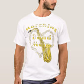 Funny Saxophon Marching Band Mama T-Shirt (Vorderseite)