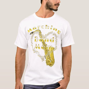 Funny Saxophon Marching Band Mama T-Shirt