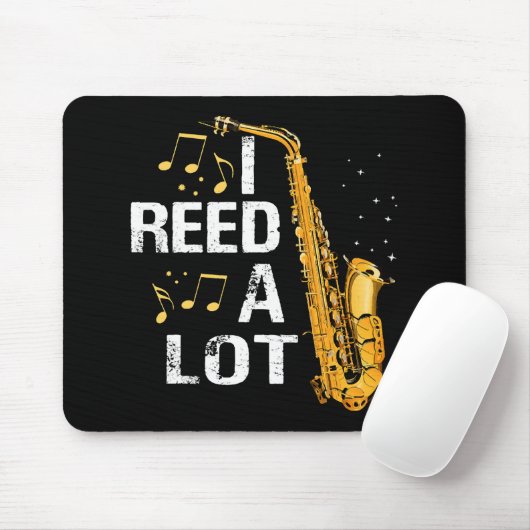 Funny Saxophon Mousepad (Mit Mouse)