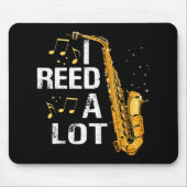 Funny Saxophon Mousepad (Vorne)