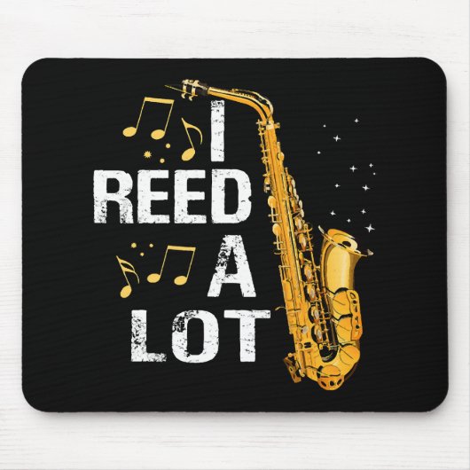 Funny Saxophon Mousepad (Vorne)