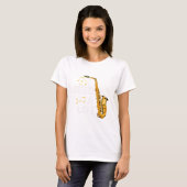 Funny Saxophon T-Shirt (Vorne ganz)