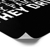 Funny Saying Alcoholics Don't Run In My Family The Poster (Ecke)