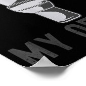 Funny Saying Gift Tee I'll Be In My Office Humor J Poster (Ecke)