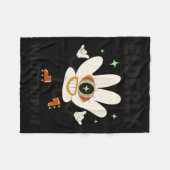 Funny Saying Groovy Elderly White Hipe  Fleecedecke (Vorderseite (Horizontal))