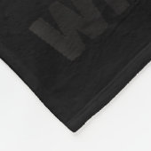 Funny Saying Groovy Elderly White Hipe  Fleecedecke (Ecke)