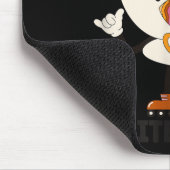 Funny Saying Groovy Elderly White Hipe  Mousepad (Ecke)