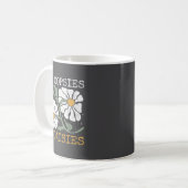Funny Saying Humor All Oopsies No Daisies Kaffeetasse (Vorderseite Links)