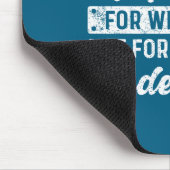 Funny Saying I'm Only Resnsible For What I Say Sar Mousepad (Ecke)