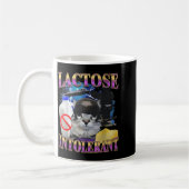 Funny Saying Lactose Intolerant Silly Cat Meme Cat Kaffeetasse (Links)