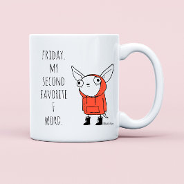 Funny Saying Modern Coworker Friend Friday Quote Kaffeetasse