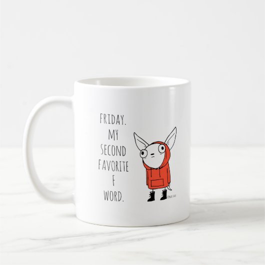 Funny Saying Modern Coworker Friend Friday Quote Kaffeetasse (Links)