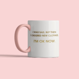 Funny Saying Modern Coworker Friend Shopping Quote Tasse