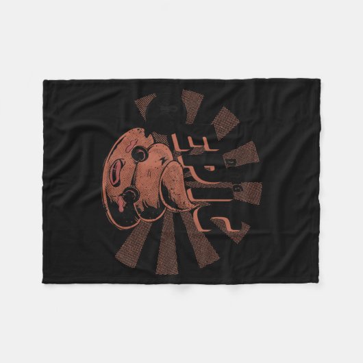 Funny Saying Motivational Inspirational Quote Do E Fleecedecke (Vorderseite (Horizontal))