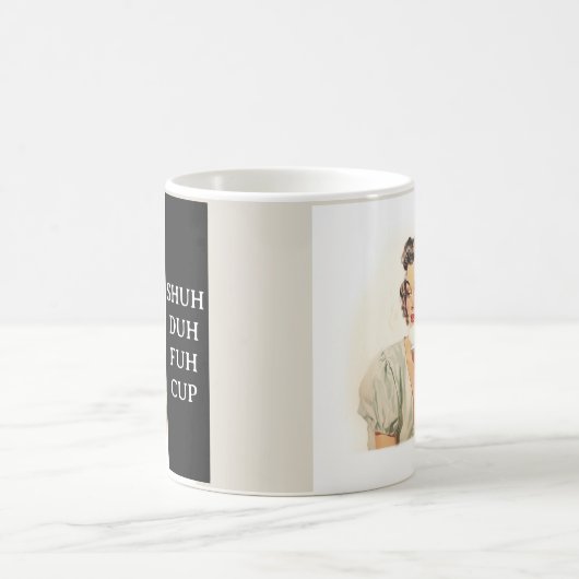 Funny Saying retro Sarcasm Kaffeetasse (Mittel)