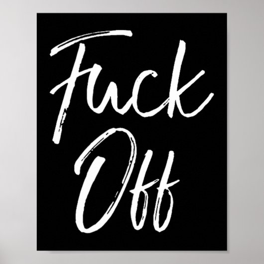 Funny Saying Sarcastic Quote Loner Joke Gift For O Poster (Vorne)