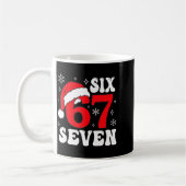 Funny Saying Six Seven Christmas 67 Meme Xmas Boys Kaffeetasse (Links)