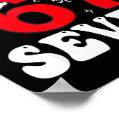 Funny Saying Six Seven Christmas 67 Meme Xmas Boys Poster (Ecke)