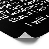 Funny Sayings S - New Serenity Jail Prayer  Poster (Ecke)