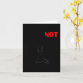 Funny Sayings She Is Not Yours It Is Just Your Tur Karte (Gelbe Blume)