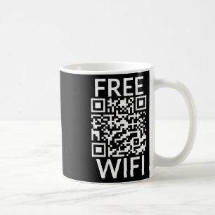Funny Scan Free Wifi Trump tanzt Prank Qr Präsiden Kaffeetasse