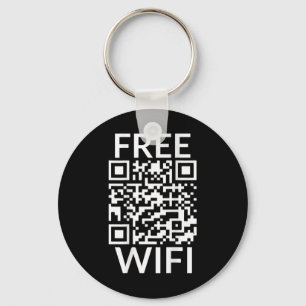 Funny Scan Free Wifi Trump tanzt Prank Qr Präsiden Schlüsselanhänger