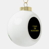 Funny Scapegoat Quote A Bold Statement on Blame Keramik Kugel-Ornament (Links)