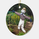 Funny scarecrow keramik ornament (Links)