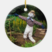 Funny scarecrow keramik ornament (Hinten)